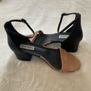 𝅺steve Madden Colorblock Chunky heels